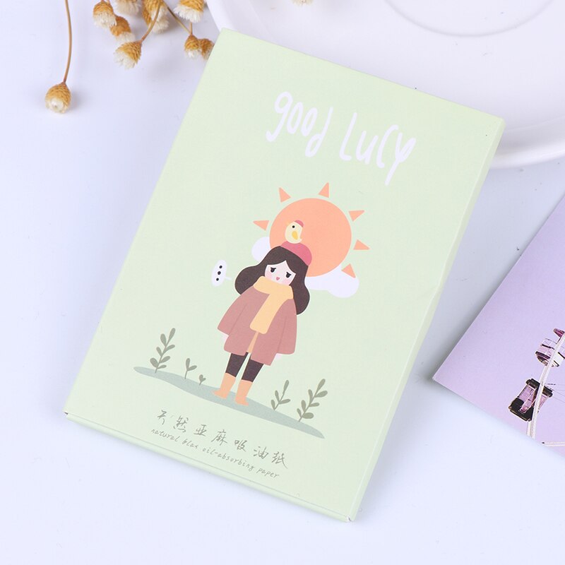 50Pcs Makeup Tissue Control Oil Skin Absorbing Blotting Face Cleaning Paper