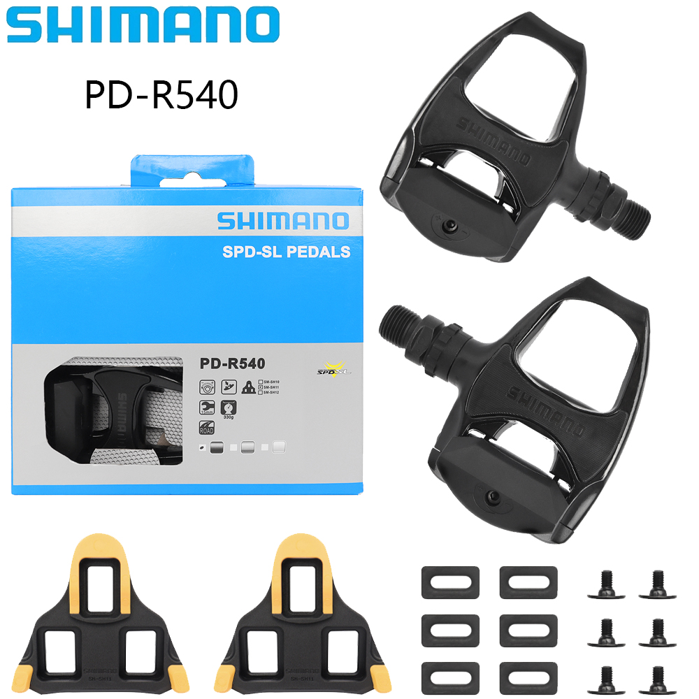SHIMANO PD R540 R550 R7000 R8000 Rennrad Selbstsichernde Pedale Mit SH11 Stollen Original Radfahren Teile: WHITE