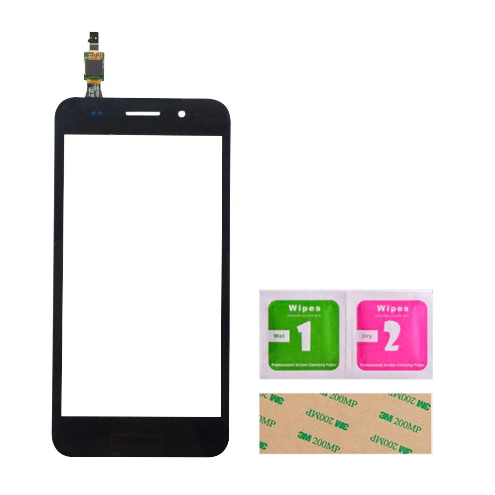 Touch Screen Glas Voor Huawei Y3 /Voor Huawei Y5 Lite Digitizer Panel Sensor Touch Gereedschap 3M lijm Doekjes