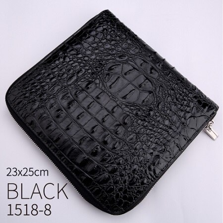 Fenice Krokodil Haut PU Haustier Haar Schere fallen Friseur Schere Tasche Barbier Salon Halfter Beutel Styling Werkzeuge: Schwarz 8