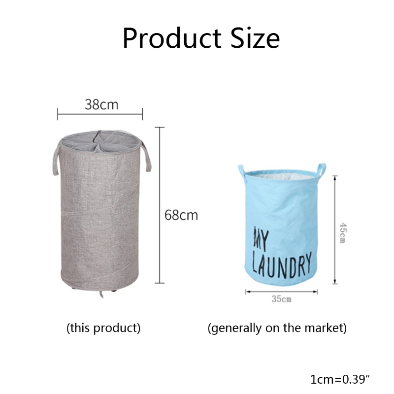 Large Rolling Laundry Basket Wheels Collapsible Tall Laundry Hamper Handle Foldable Dirty Clothing Fold up Baskets