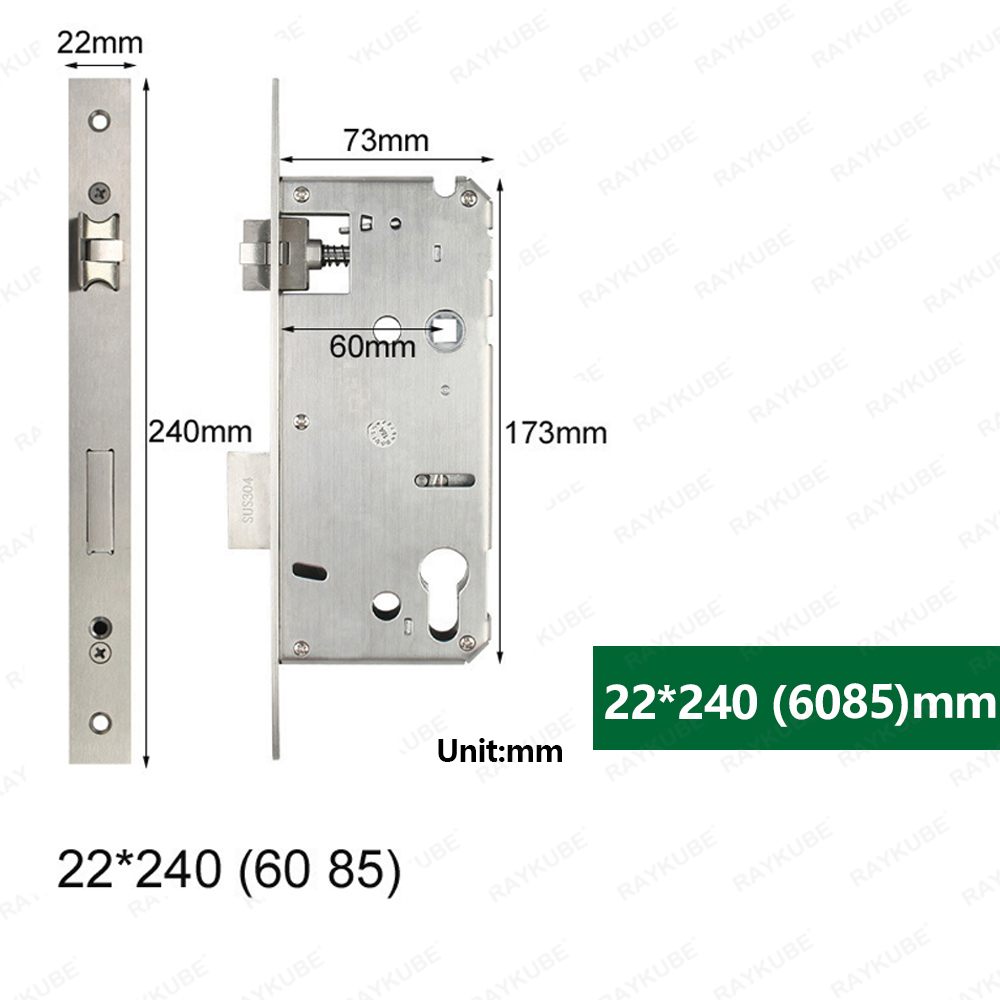 Mortise Lock Specialized For Smart Lock Different Size For Choose: Champagne gold