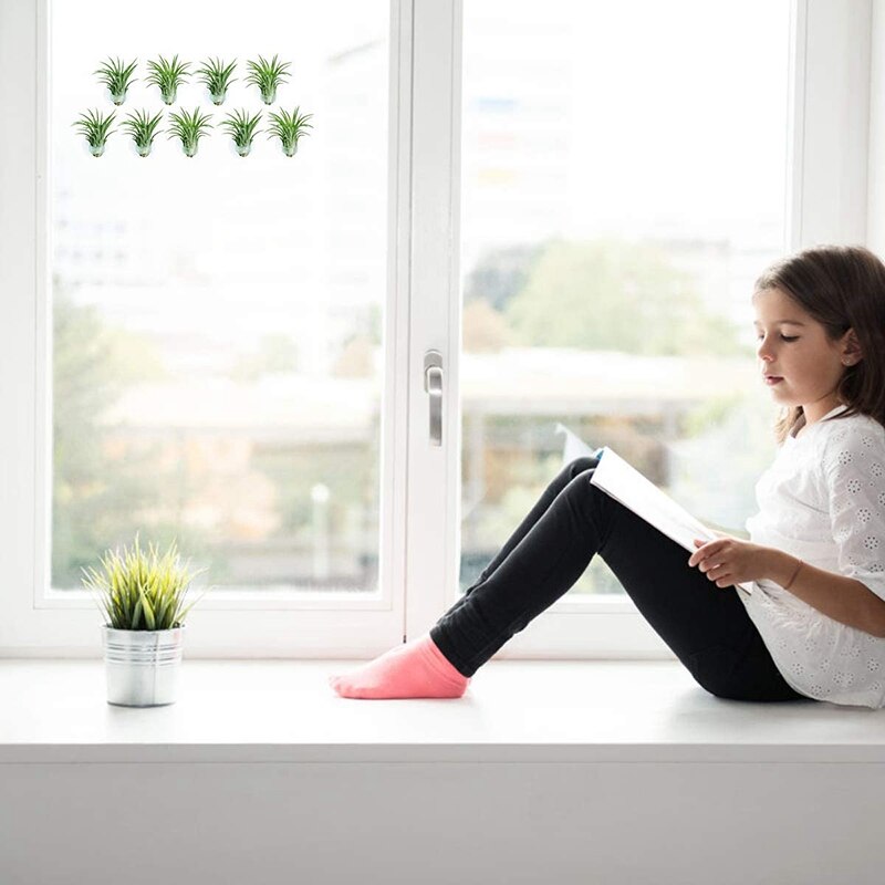 20 Stck Luft Pflanze Halfter, blumentopf Tillandsia Halfter Luft Pflanze Aufhänger mit Saugnapf für Hängen (Pflanzen Nicht Enthalten)