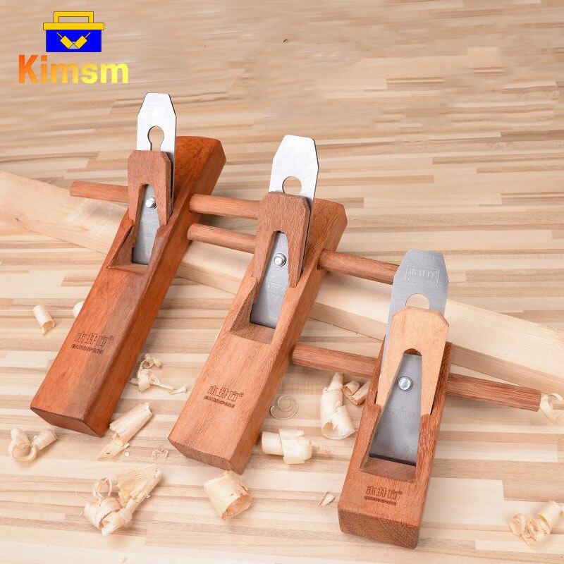 Mahogany Hand Planer For Woodworking Edge Wood Trimming Tools Carpenter Artistic Mini DIY Portable Woodcraft Tools