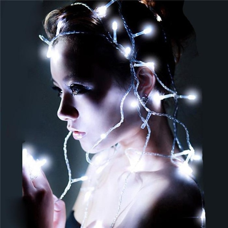 7-kleuren LED Fairy Lichtslingers Batterij-aangedreven buiten Waterdichte LED Lichtslinger Kerst Verjaardag Home Party Decor Lamp