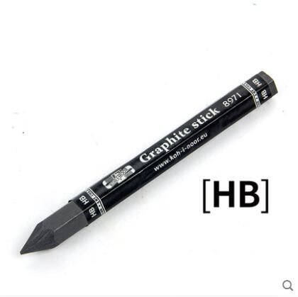 Crayons hexagonaux pour Graphite, 4B/HB/2B/6B, élément plein plomb, pour dessin, tige en carbone, croquis, crayon à charbon: HB