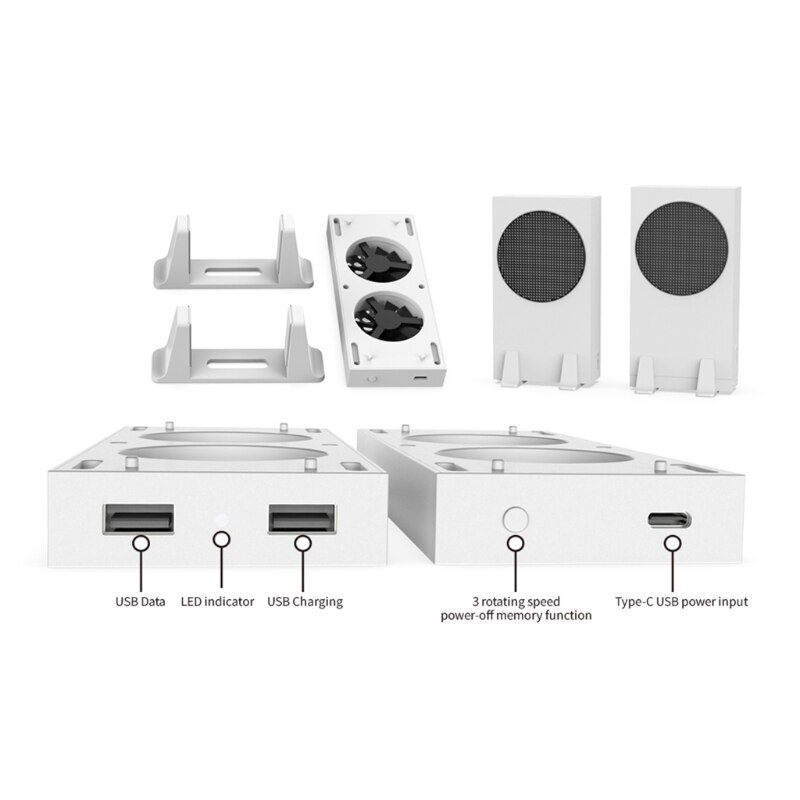 K3NB Cooling Fan Host Cooling Base Durable Bracket Vertical Bracket Radiator For X-box Series S