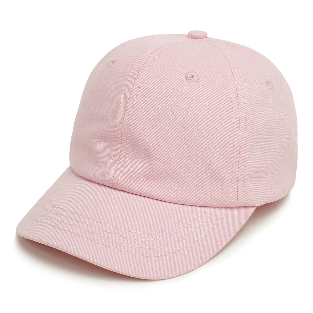 Casquette de Baseball ajustable pour enfants, chapeau de Protection solaire pour garçons et filles de 8 mois à 5 ans: Pink / 52(2-5Y)