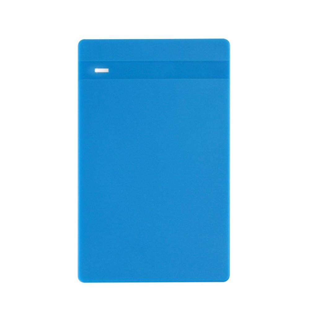 2.5" SATA USB 3.0 1TB External Hard Drives Portable Desktop Mobile Hard Disk Box: blue