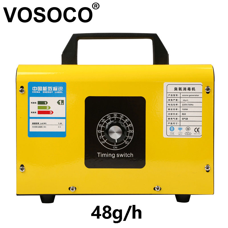 Ozone Generator 48g/h 220V 110V Air Purifier air cleaner Sterilizer Disinfection sterilization ozonizer With timer Ozone Machine