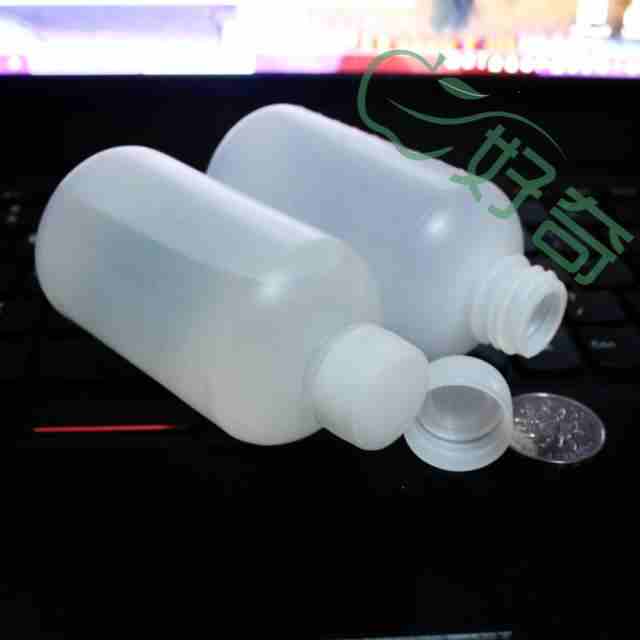 10 pcs Sealed water bottles, 100ml reagent bottle plastic bottle mouth fine