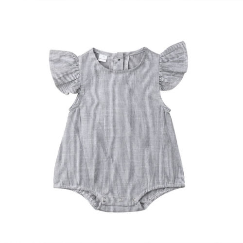 Zomer Baby Meisjes Streep Romper Korte Mouw Baby Jongens Jumpsuits Kinderen Een Stuk Mode Baby Kleding