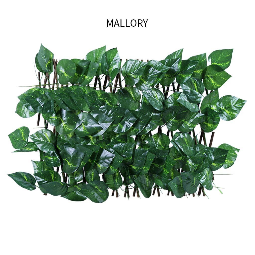 Greenery Walls Simulation Fence Telescopic Fence Balcony Privacy Screen Garden Fence Artificial Garden Plant Fence UV Protected: C