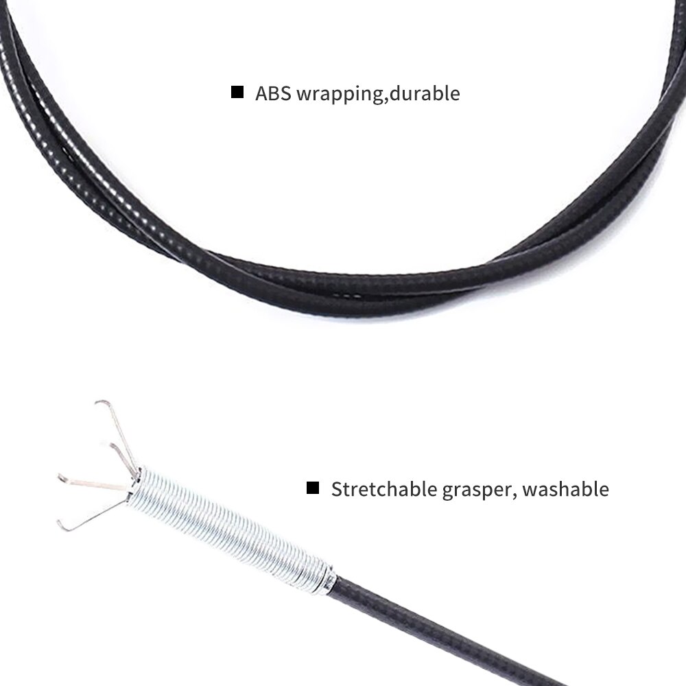 3 Pack Plumbing Drain Snake Clogged Drains Snake Auger Hair Clog Remover Shower Toilet Sink Cleaner Bath Kitchen Clean Tools