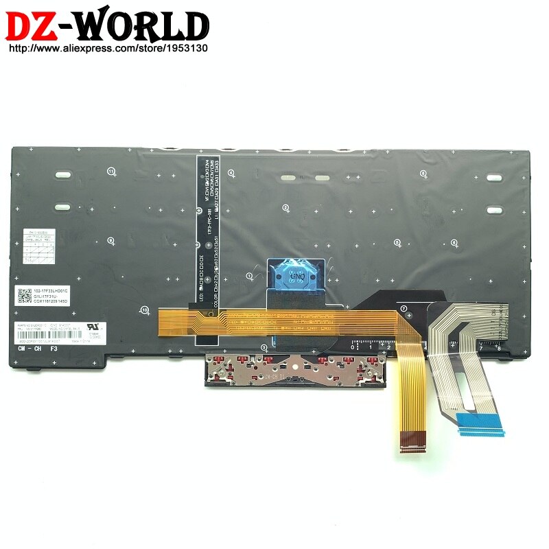 Original US English Backlit Keyboard For Lenovo Thinkpad E480 E490 T480S L480 T490 T495 L380 L390 Yoga L490 P43s Laptop