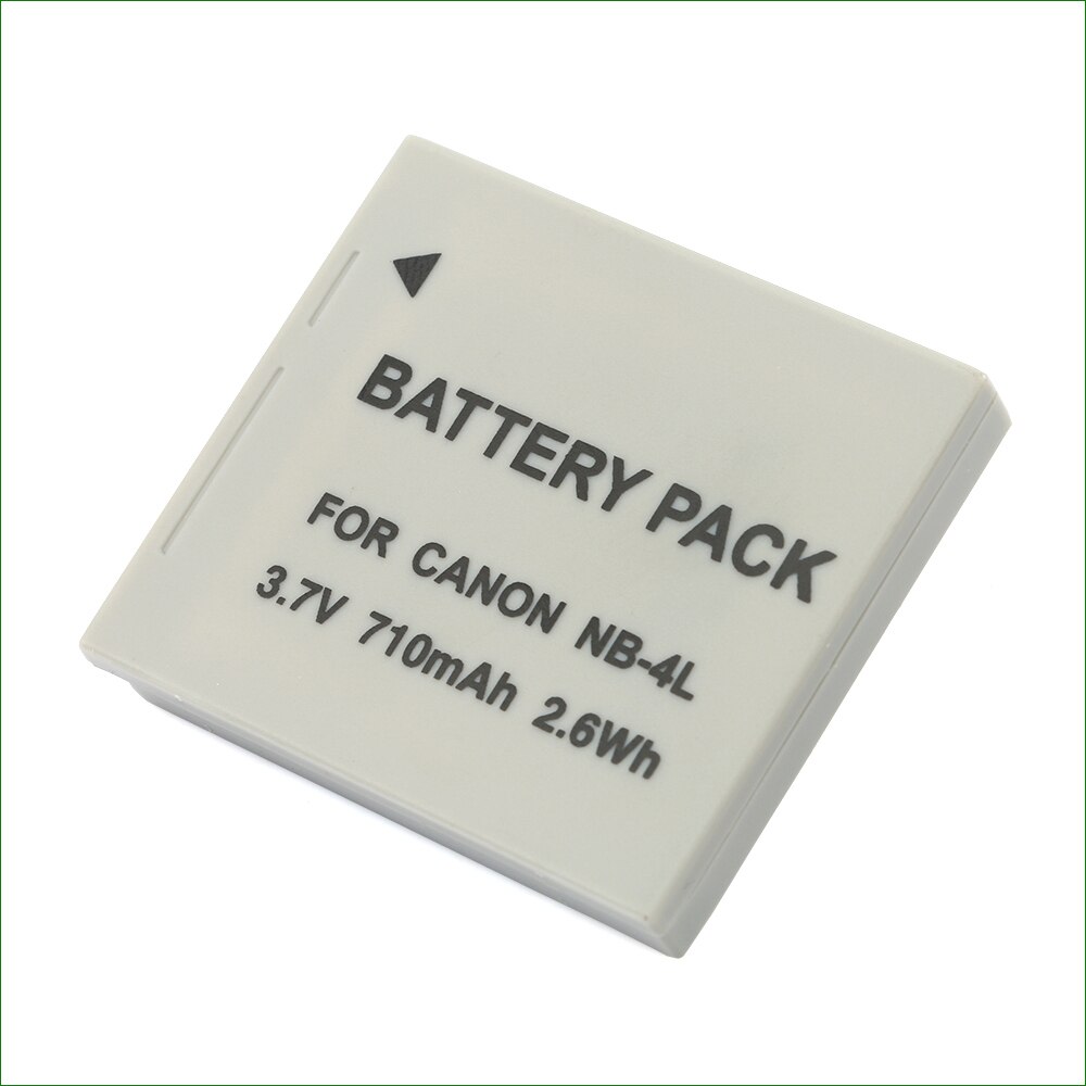 NB-4L NB4L NB 4L Digital Camera Battery + Charger For Canon IXUS 30 40 50 55 60 65 70 75 130 80 IS, 100 IS PowerShot SD200 SD300: 1PC Battery