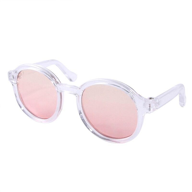 Funny Pet Cute Glasses Plastic Transparent Cat Sun Glasses Dog Teddy Personality Pet Dress Up Pet Supply Decoration Accessories: dark pink