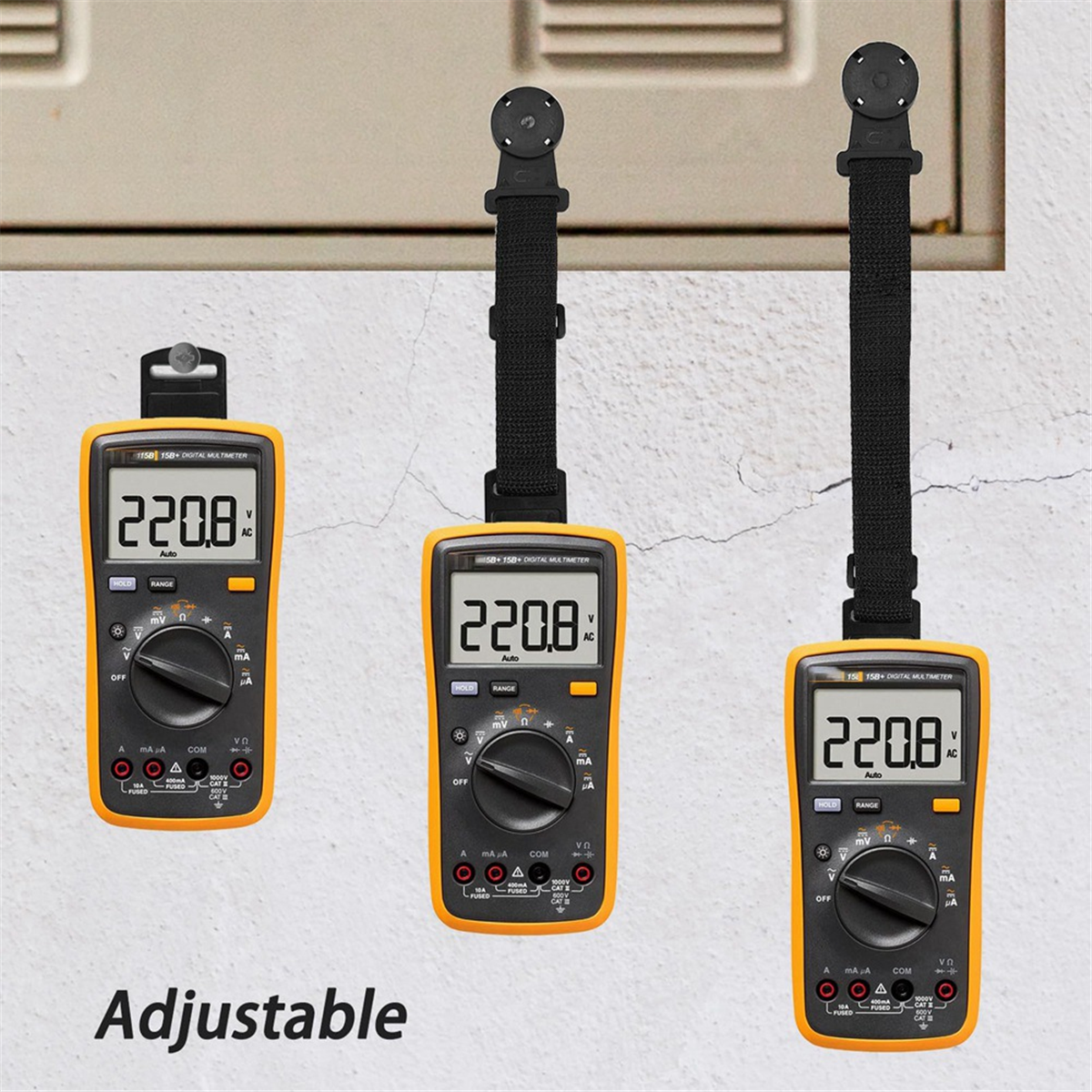 Kit de correa colgante magnética para multímetro Digital Fluke, piezas colgantes para Series 50 II, 70 III, 80 IV, 180