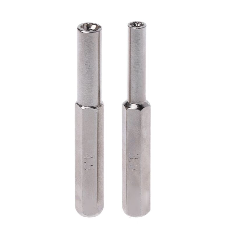 2 st skruvmejsel 3.8mm + 4.5mm säkerhetsverktygsbit gamebit för nintendo nes  n64 gameboy: 2