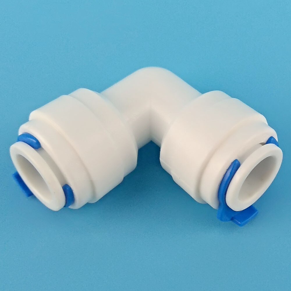 3/8 " albuekobling 3/8 " od slange hurtigkobling l-type hurtigkoblinger plastskjøter albueforbindelseskobling