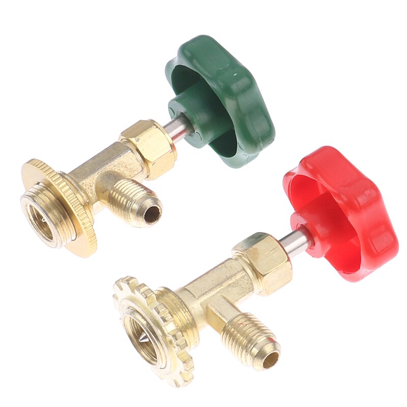 Til bil aircondition kølemiddel åben 1pc sae auto ac kan tappe ventil flaskeåbner  r134a m14 / 1/4 "lækagesikker switch