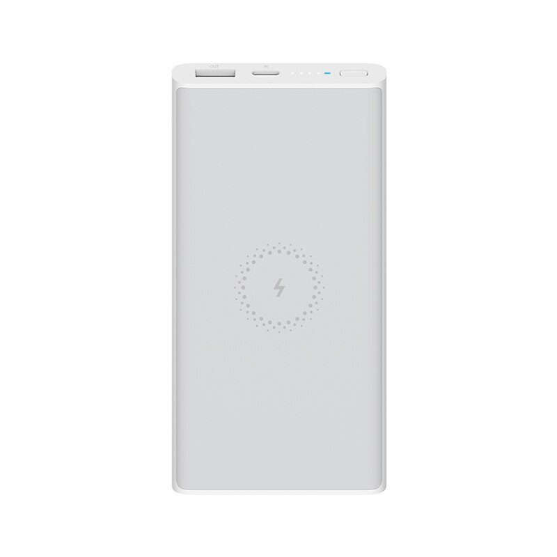 Originale Xiaomi WPB15ZM 10000mAh Powerbank Rapida 10W MAX di uscita senza fili Senza Fili Batteria Esterna per il iPhone 11 Xs MAX samsung: WPB15ZM White