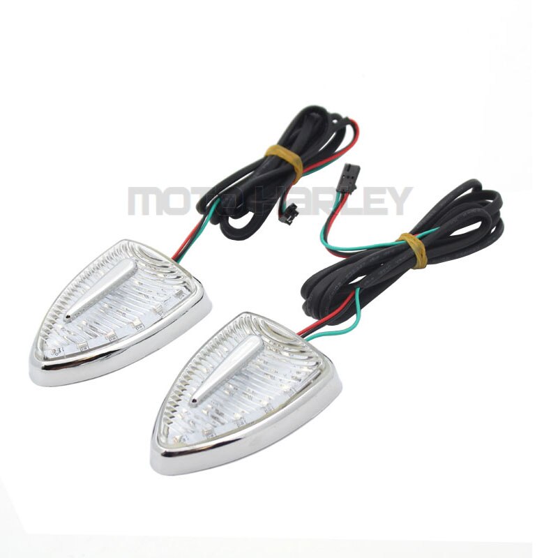 Motorcycle Aero Head Marker Red Indicator Lights Turn Signal Case for Honda Goldwing GL1800 GL 1800 F6B Airbag