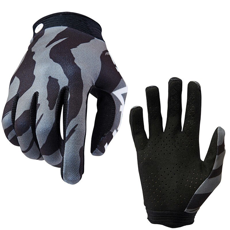 Mountainbike handskar mtb bmx cykling cykel handskar utomhussport atv mx motorcykel handskar guant motocross helfinger: 1 / L