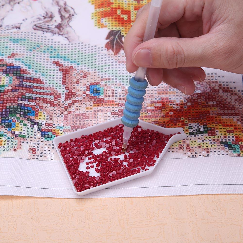 DIY Diamond Painting Tools Set 5D Diamond Painting Cross Stitch Accessories Embroidery Pen Mosaic Glue Pen Kit Tweezers