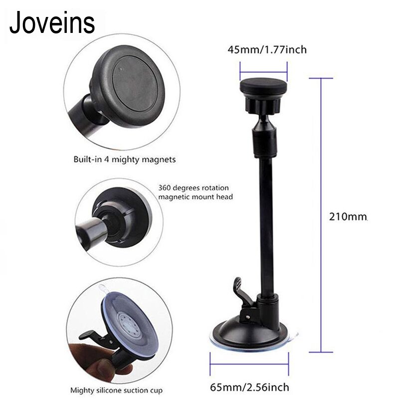 Car Phone Mount Windshield Magnetic Phone Car Mount Strong Sticky Gel Pad Phone Holder for Car Magnetic
