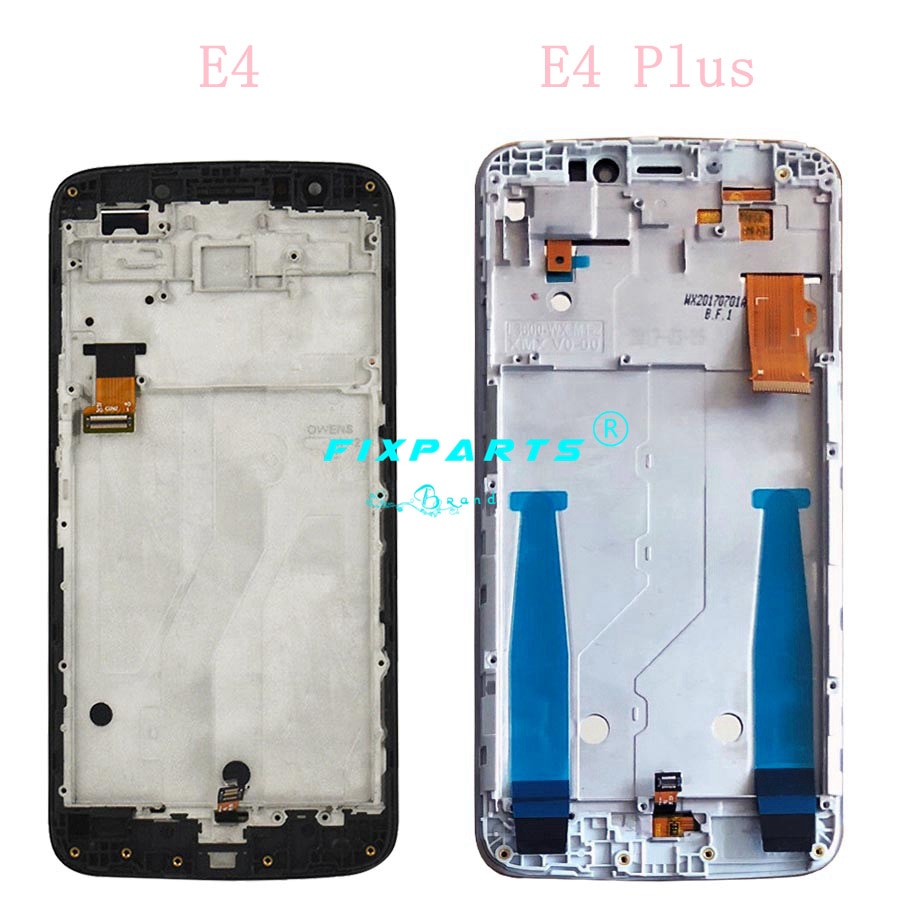 Voor Motorola Moto E4 Lcd Touch Screen Digitizer Vergadering XT1762 XT1772 Voor Moto E4 Plus Lcd-scherm Vervangende Onderdelen