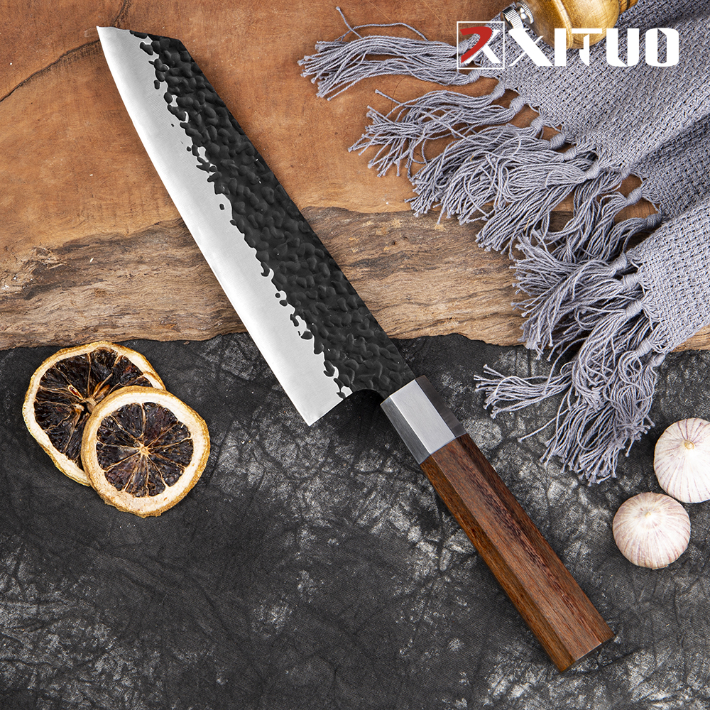 XITUO 8 zoll Kiritsuke Messer Achteck Griff Japanischen Messer Gyuto Messer Küche Koch Profi Messer Scharfe Klinge Lachs messer