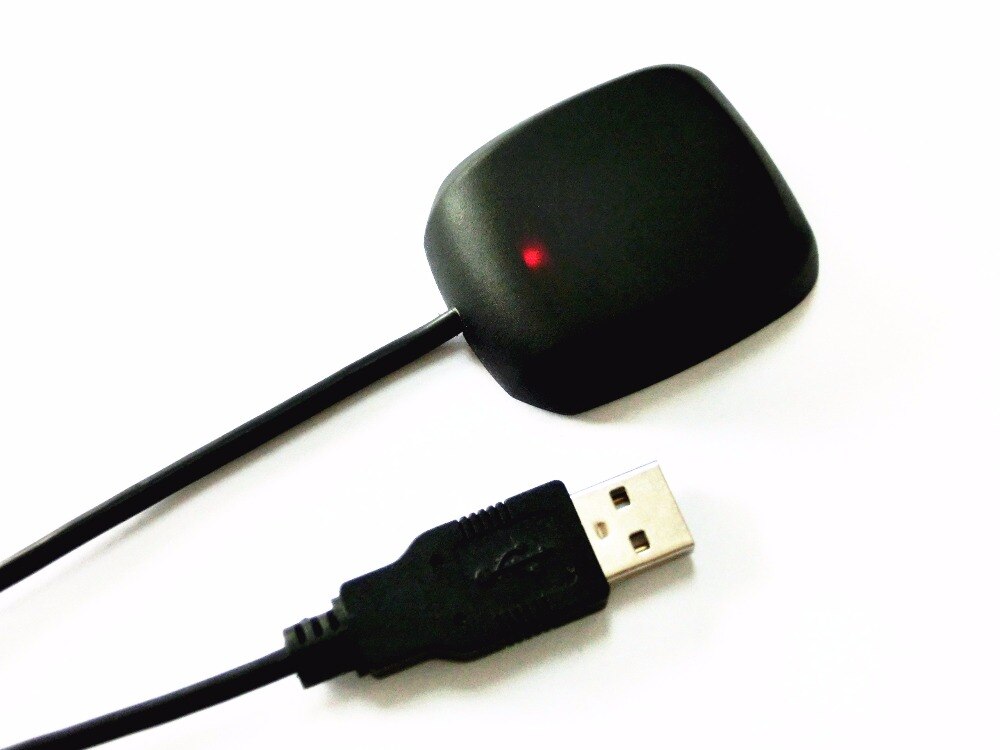 Utilizado para la adquisición de datos, navegación del ordenador portátil STOTON GPS receptor USB Módulo de ratón G antena