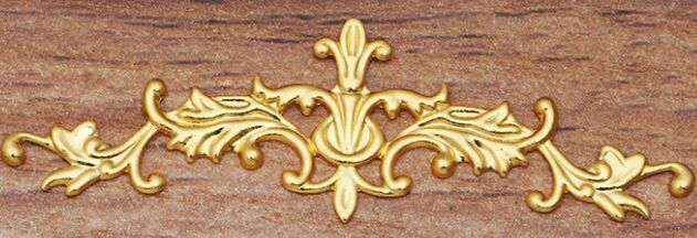 10 Stks/partij 10*52Mm Bloem Blad Charmes Messing Filigraan Diy Sieraden Maken Levert Hoofddeksels Sieraden Handgemaakte Onderdelen Accessoires 0188: gold plated
