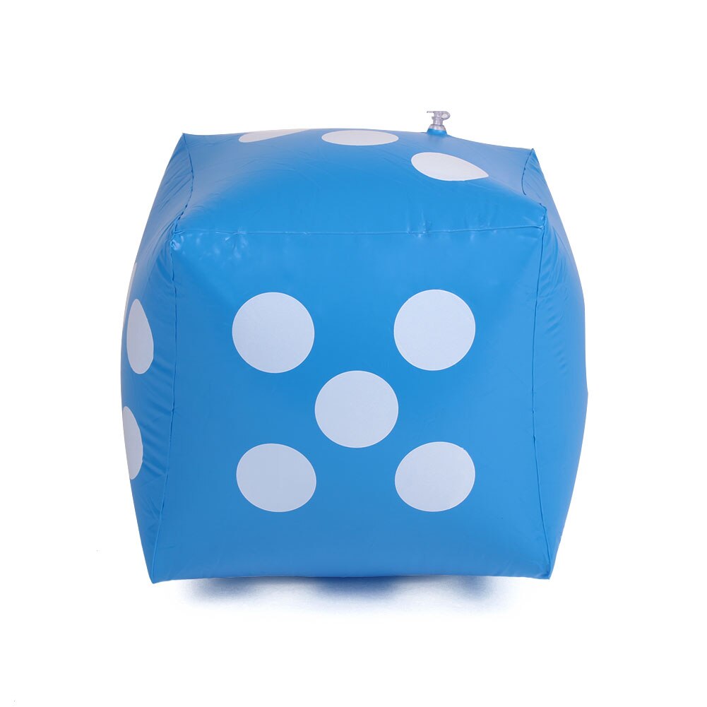 Aufblasbare 30X30 cm Riesen PVC Luft Würfel Anzahl Würfel Für Spielzeug Party Bar Spiel S: Blau