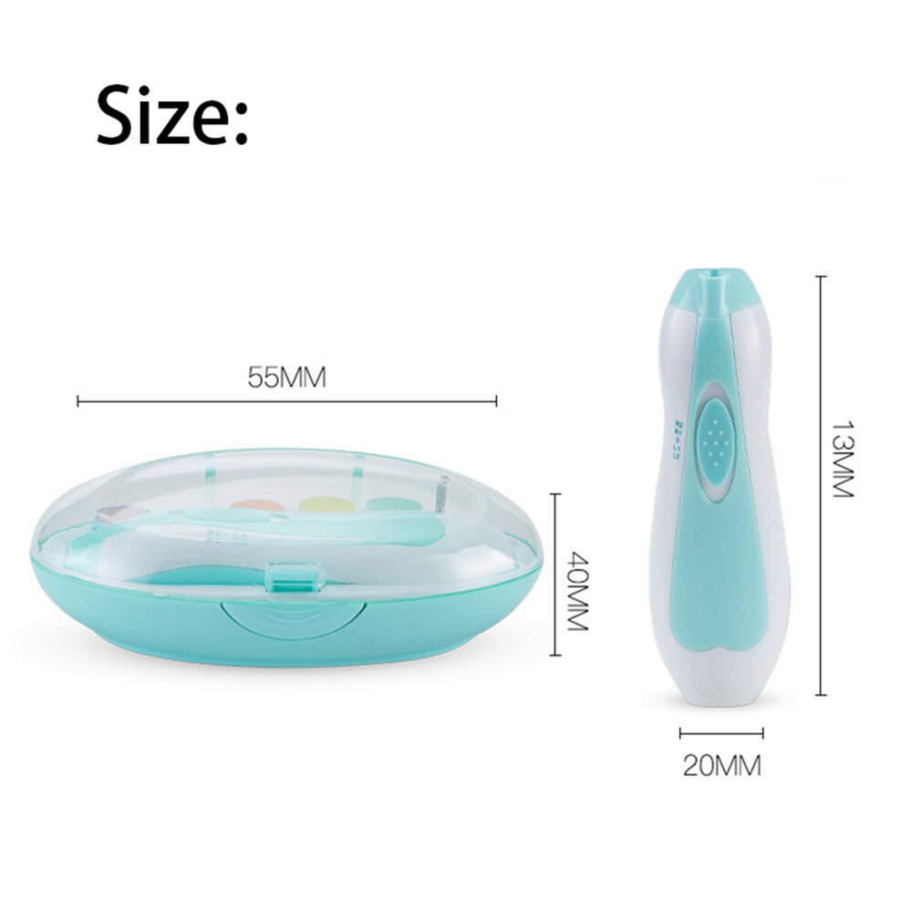 Portable Electric Baby Nail Trimmer Kids Scissors Infant Nail Care Safe Nail Clipper Cutter For Newborn Nail Trimmer Manicure D3