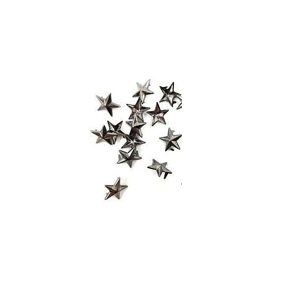 50 Pcs Star Studs Metalen Klauw Kralen Nailhead Punk Klinknagels Met Spikes (15mm)