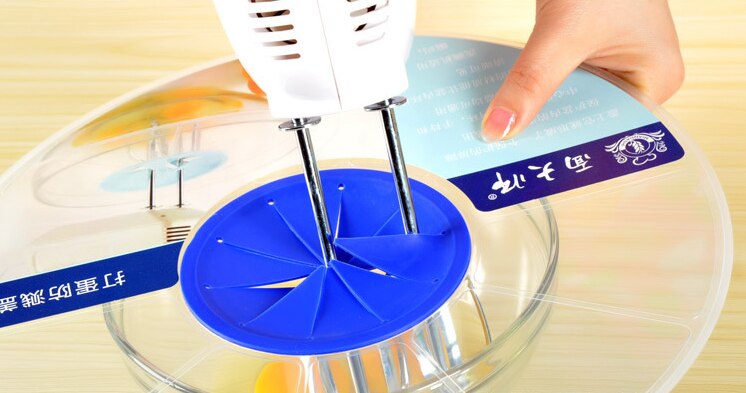 Praktische Eieren Mixer Anti-splash Deksel Eggd Kom Garde Screen Cover Beat Cilinder Bakken Spatscherm Keuken Bakken Koken gereedschap