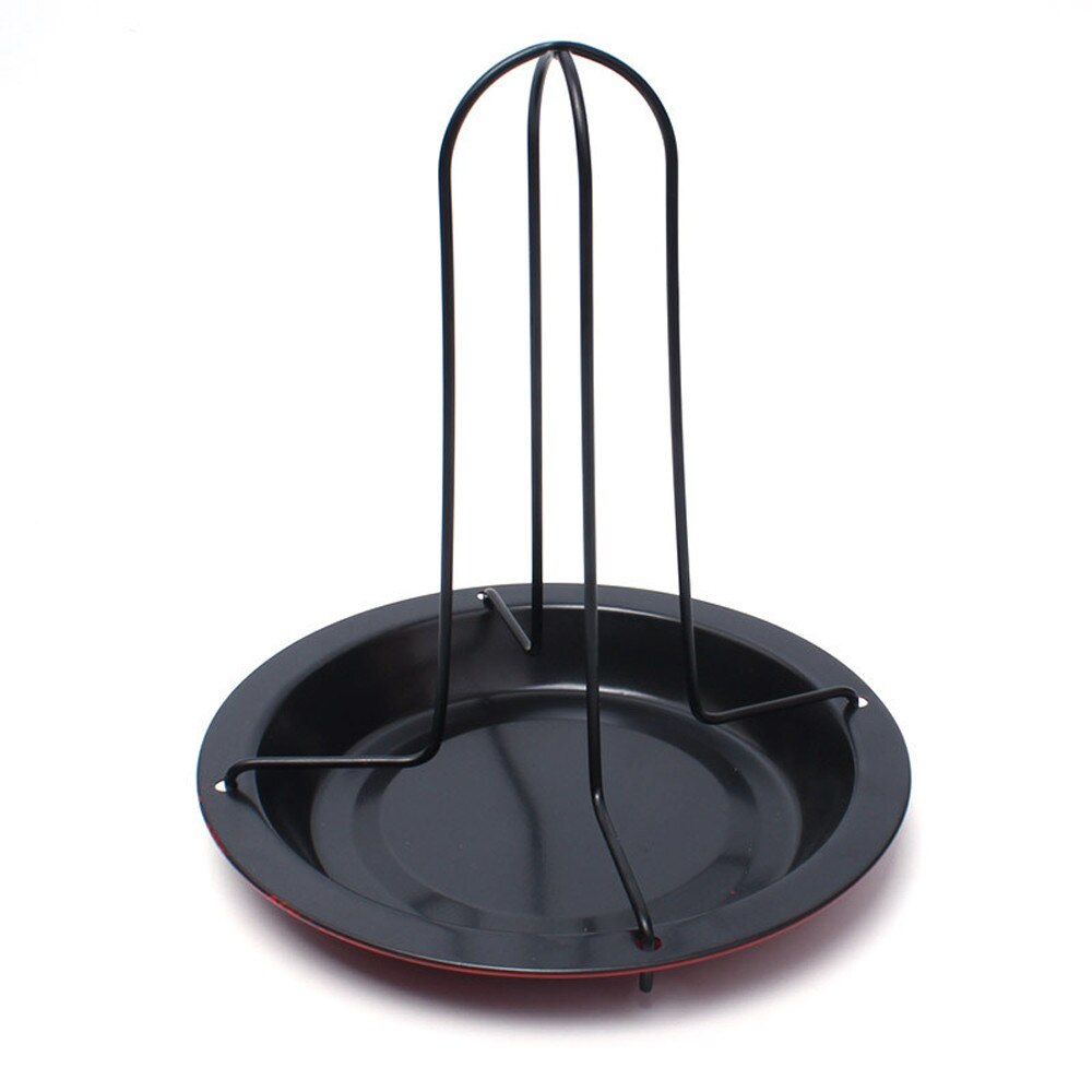 Kyckling anka hållare ställ grillställ stekning för bbq rib non stick kolstål
