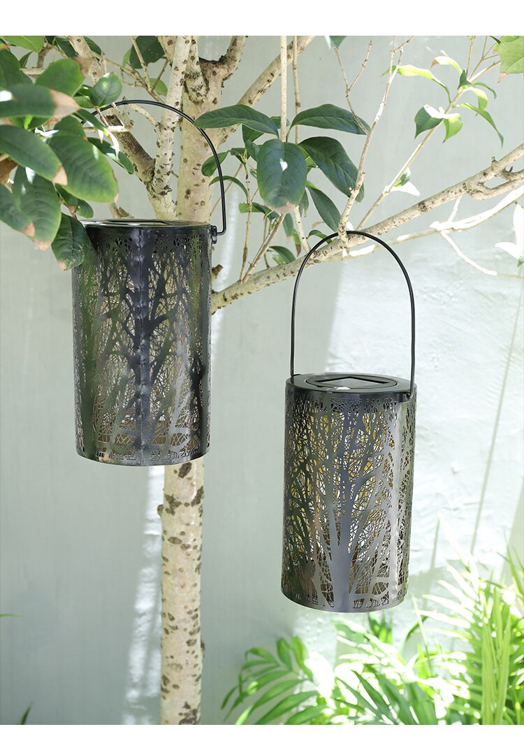1 PCS Waterproof Solar Light Decorative Solar Lantern Outdoor Hanging Tabletop Lanterns Garden Yard Desk Decorations