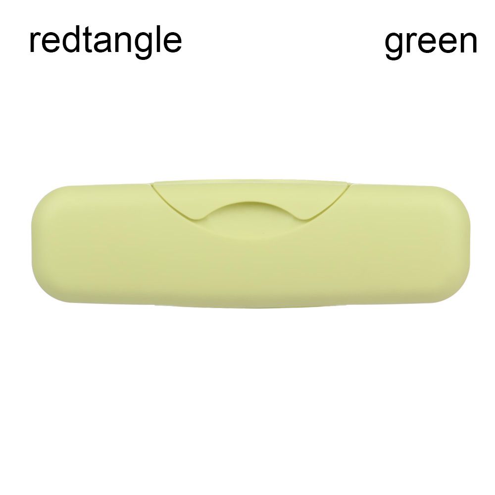 Tampons Opbergdoos Reizen Levert Oortelefoon Case Zeep Dozen Tampon Container Katoen Sliver Organisator Sieraden Houder: green-redtangle