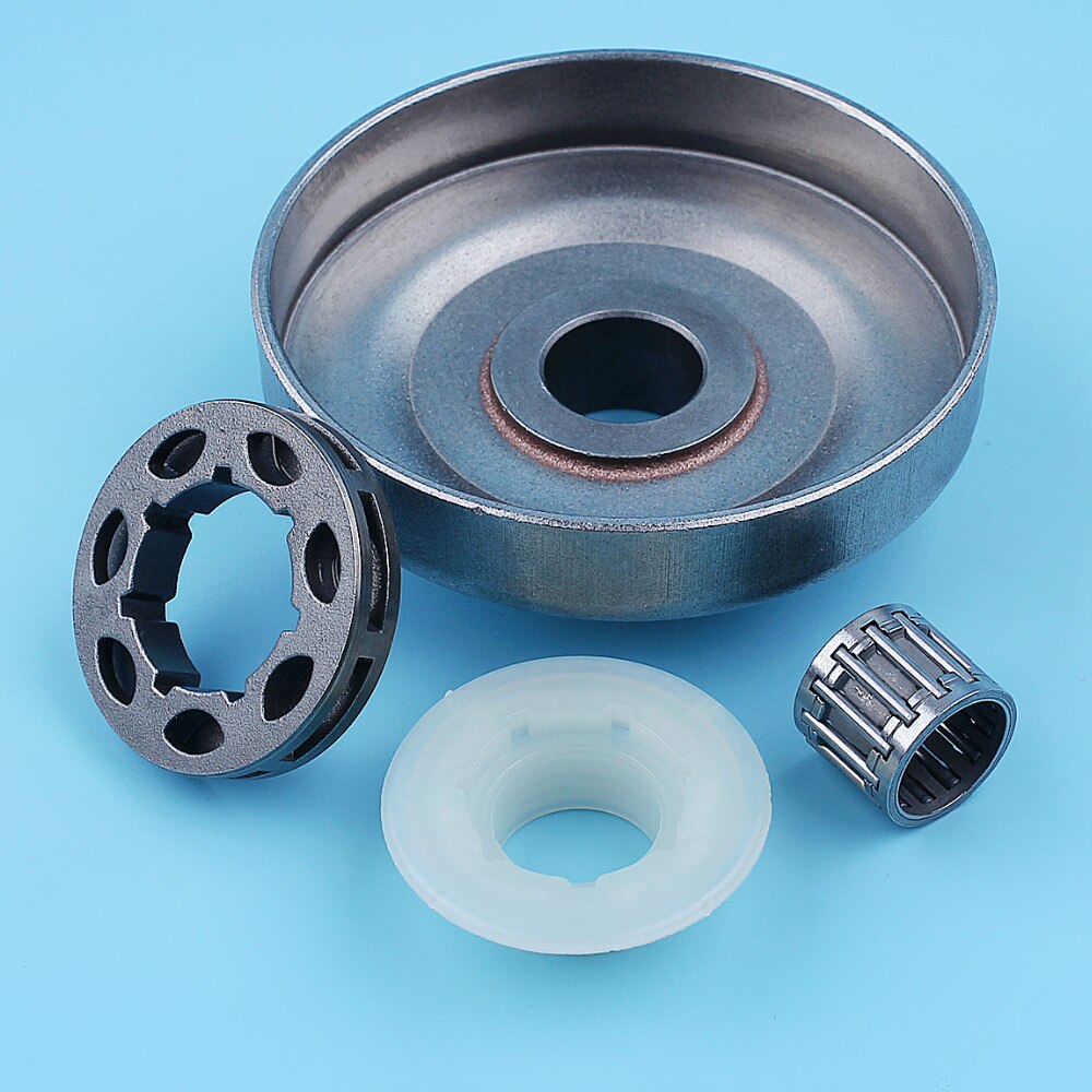 3/8 "Koppeling Drum Velg Tandwiel Lager Wormwiel Kit Voor Husqvarna 445 450 E 445E 450E Kettingzaag 7 Tand drive Onderdeel
