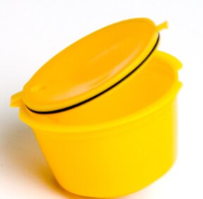 Coffee Filter 20ml Reusable Refillable Coffee Capsule Filters Baskets: Yellow