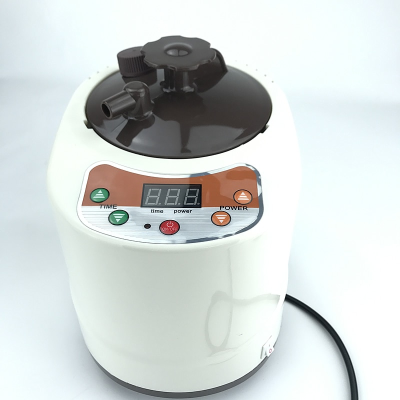 Hem ångkokare ånggenerator bastuvärme 220v eu eller us plug 1000w kapacitet 2l spa för bastutillbehör träfat