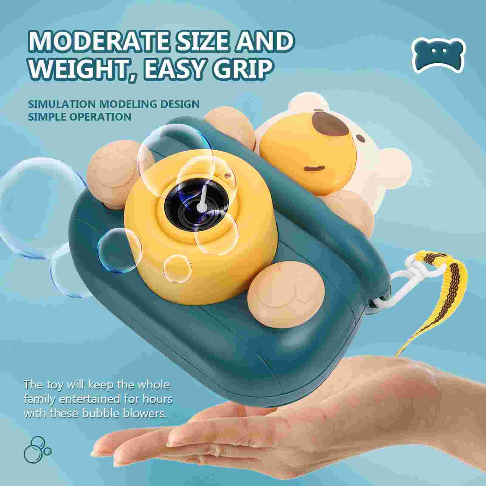 1Pc Bubble Blower Plaything Bubble Plaything Electric Bubble Blower for School Kids Garden