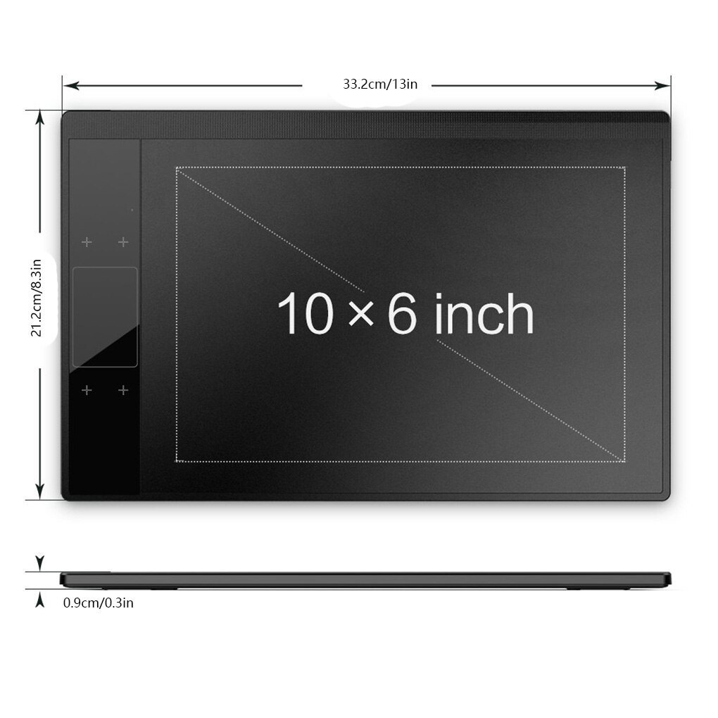 VEIKK A30 Graphic Drawing Tablet Illustrator 10x6 inches Active Area Artists Digital Drawing Pad