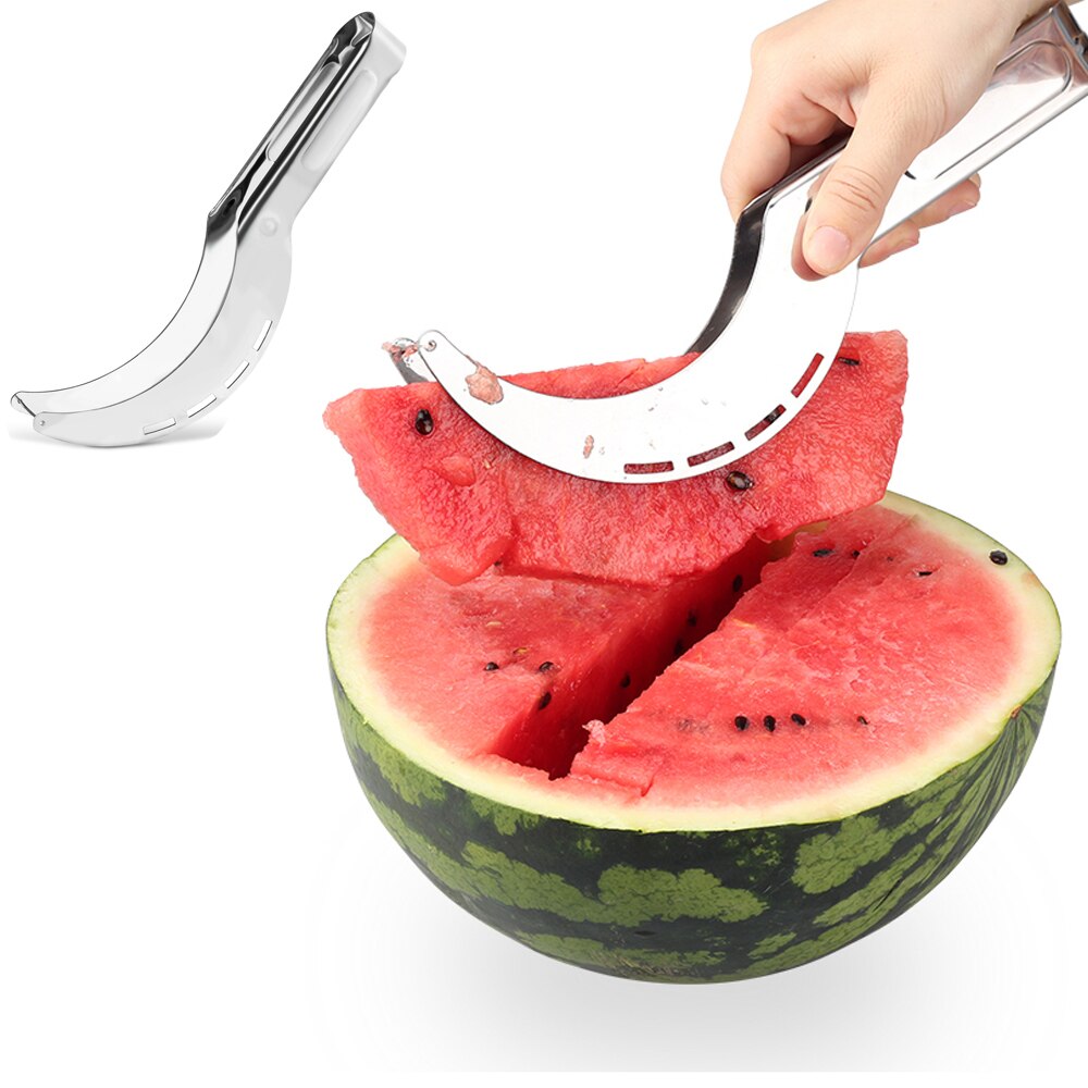 Rvs Watermeloen Snijmachine Papiersnijder Mes Fruit En Groente Gereedschap Keuken Gadgets