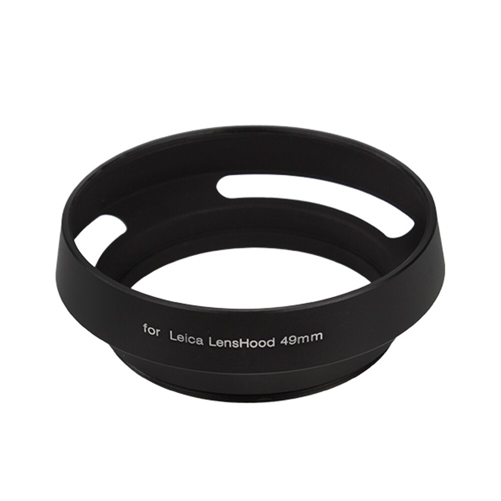 Pixco 39mm-49mm metal tilted vented Lens Hood Shade Suit For Leica M Camera