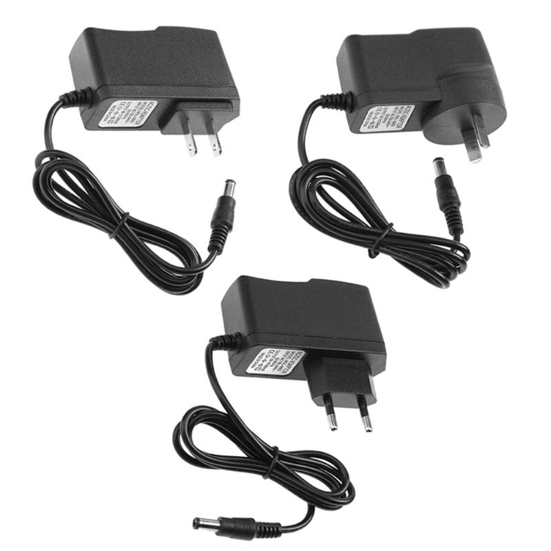 9V 300mA AC/DC adapter robić zasilacza konwerter ładowarka sieciowa 100V-240V dla urządzenia małej mocy 5.5*2.5mm-2.1mm ue nas AU wtyczka