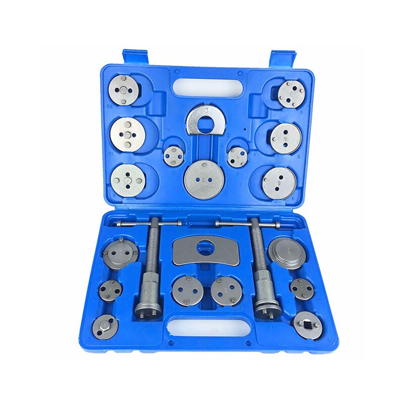 Auto Wind Back Hand Tool Kit 22 pcs Universal Disc Brake Caliper Piston Pad Car